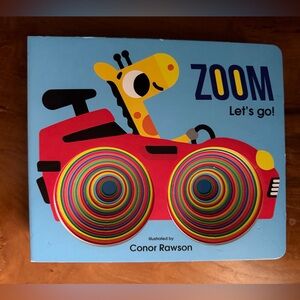 WILL BUNDLE Zoom Let's Go! By Conor Rawson chunky graduating board book 0-3 yr